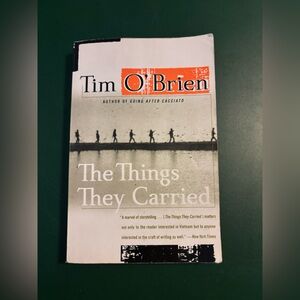 Things They Carried Tim O'Brien book story travel library fiction war men health